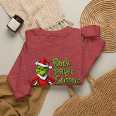 Rock - Paper - Scissors - Throat Punch- Dr. Seuss Grinch Christmas Sweatshirt