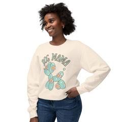 Dog Mama Crewneck Sweatshirt by Comfort Colors - Cozy Gift for Pet Lovers