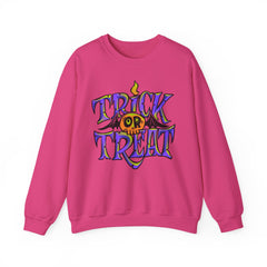 Halloween 'Trick or Treat' Crewneck Sweatshirt — Retro Candy Graphic