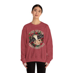Christmas Cow Sweatshirt