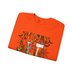 Witches Drink Up Sweatshirt, Unisex Halloween Apparel, Cozy Fall Sweatshirt, Spooky Season Gear, Perfect for Halloween Parties