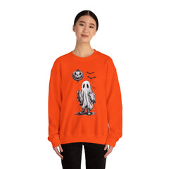 Spooky Ghost Sweatshirt - Cozy Halloween Apparel for Men & Women, Unisex Crewneck, Fall Fashion, Gifting Idea