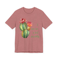 I Can Be A Bit Prickly  - Cactus - Unisex Jersey Short Sleeve Tee