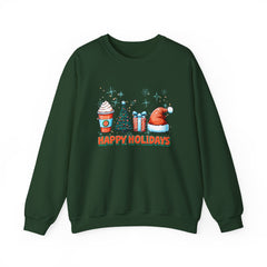 Christmas Coffee Santa Hat Sweatshirt