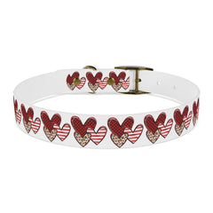 Dog Collar- Rustic Hearts
