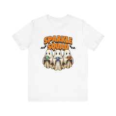 Sparkle Squad Ghost Tee | Unisex Jersey Short Sleeve T-Shirt | Cute Halloween Shirt, Party Outfit, Gift Idea, Casual Wear