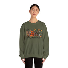 "This Mama Loves Her Pumpkins" Unisex Heavy Blend™ Crewneck Sweatshirt