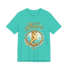 Sea the Sparkle Seahorse T-Shirt — Nautical Mermaid Beach Tee
