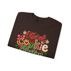 "Official Cookie Tester" Christmas Holiday Sweatshirt