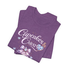 Cupcakes & Carats Tee — Cute Pastel Cupcake Graphic T-Shirt