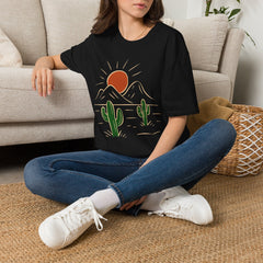 Desert Sunset T-Shirt — Cactus Mountain Graphic Tee