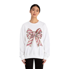 Pink & Gold  Bow  Sweatshirt - Valentine