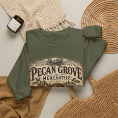 Pecan Grove Mercantile Vintage Logo Sweatshirt - Southern Heritage