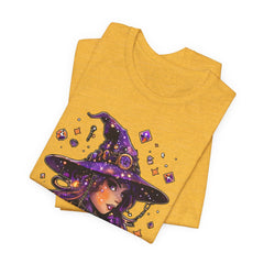 Enchanting Witch Graphic Tee - Perfect for Halloween, Gifts, Parties, Casual Wear, and Witchy Vibes