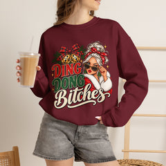 Ding Dong Bitches Christmas Sweatshirt