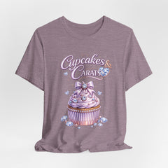 Cupcakes & Carats Tee — Cute Pastel Cupcake Graphic T-Shirt