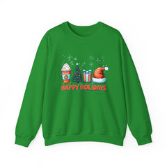 Christmas Coffee Santa Hat Sweatshirt