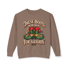 Festive Crewneck Comfort Colors Sweatshirt: Holiday Cheer, Christmas Gift, Cozy Wear, Funny Xmas Apparel,