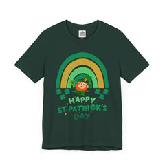 St. Patrick's Day Rainbow LeprechaunTee - Unisex Short Sleeve Shirt
