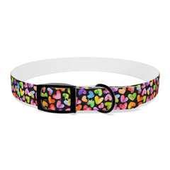 Dog Collar- Rainbow Hearts