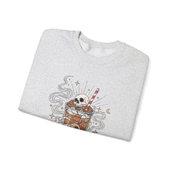 Sassy Coffee Sweatshirt - Cozy Unisex Crewneck, Halloween Fashion, Gift for Coffee Lovers, Fall Apparel, Cute Casual Style
