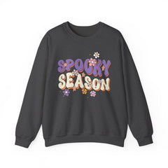 Spooky Season Crewneck Sweatshirt, Unisex Fall Apparel, Halloween Fashion, Cozy Sweatshirt, Autumn Gift Idea, Seasonal Clothing