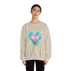 Watercolor Hearts - Valentine's Day Sweatshirt