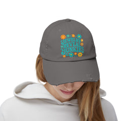 Jewelry Reveal Junkie Distressed Cap | Unisex Cap for Jewelry Lovers, Vintage Style, Boho Vibe