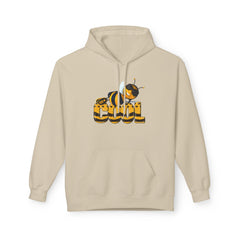 Bee Cool Hoodie - Unisex Fleece Sweatshirt , Eco-Friendly Apparel, Queen Bee Fizzin