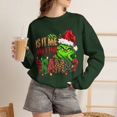 Grinch 'Is It Me? Am I The Drama?' Christmas Sweatshirt