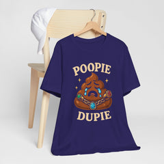 Funny Poop Doopie Emoji Tee, Quirky Graphic, Humorous Apparel, Playful Wear, Fizzing jewelry