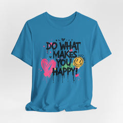 Do What Makes You Happy Tee | Unisex Jersey Short Sleeve Shirt, Positive Vibes Shirt, Gift for Friends, Uplifting Apparel, Casual [...]