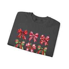 Christmas Red Bow Sweatshirt