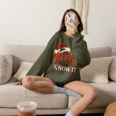 Naughty and Know It Christmas Crewneck Sweatshirt