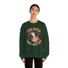 Christmas Cow Sweatshirt