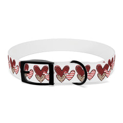 Dog Collar- Rustic Hearts