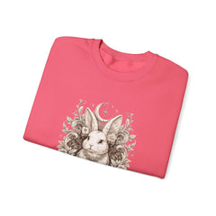Bunny Moon Floral Crewneck Sweatshirt