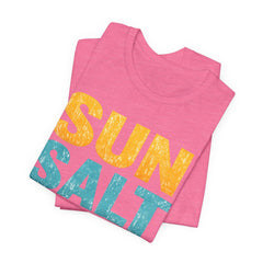 Sun Salt Sand Beach T-Shirt — Retro Coastal Summer Tee
