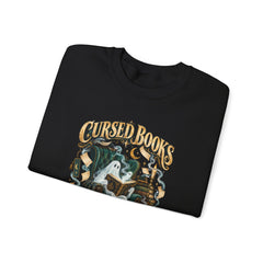 Cursed Books & Cozy Nooks Sweatshirt — Gothic Reading - Halloween BP
