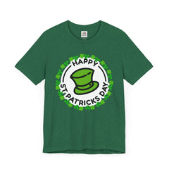 Happy St. Patrick's Day Unisex Tee - Leprechaun Hat