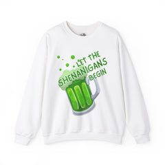 St. Patrick's Day Unisex Crewneck Sweatshirt - Let the Shenanigans Begin