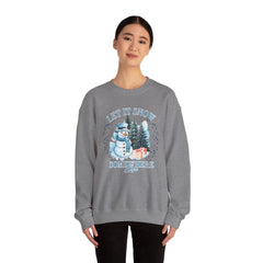 Let It Snow Somewhere Else - Winter  - Sweatshirt - Blue Design