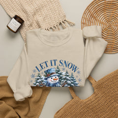Let It Snow Somewhere Else - Winter  - Sweatshirt - Blue Design
