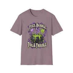 Fizz, Bubble Witch Tee — "Fizz, Bubble, Toil & Trouble" Halloween Graphic T-Shirt BP