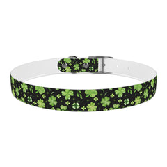 Dog Collar - St Patrick's Day Clover Design