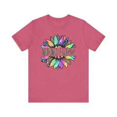 Sunflower Leopard Mom Tee