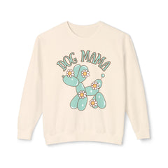 Dog Mama Crewneck Sweatshirt by Comfort Colors - Cozy Gift for Pet Lovers