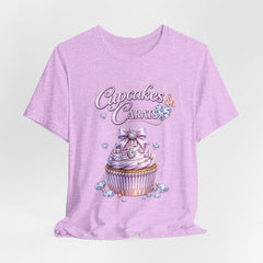 Cupcakes & Carats Tee — Cute Pastel Cupcake Graphic T-Shirt