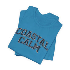 Coastal Calm Tee — Relaxed Beach Vibes Short Sleeve Shirt
