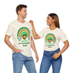 St. Patrick's Day Rainbow LeprechaunTee - Unisex Short Sleeve Shirt